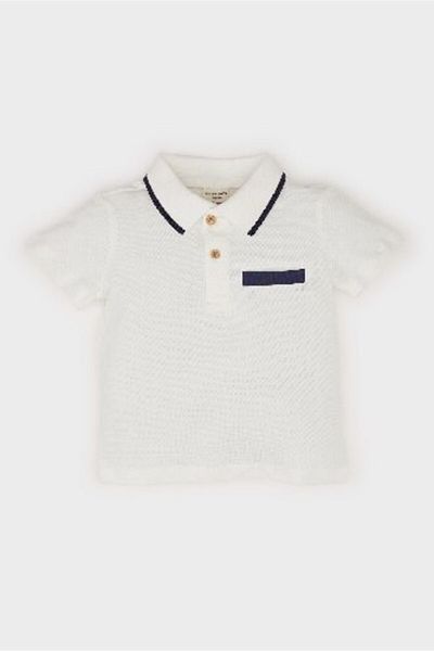 DeFacto Baby Boy Pique Short Sleeve Polo T-Shirt D9349A525Sm