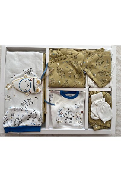 Caramell Tulumlu 10'Lu Set ZE7456 Hardal Space Love