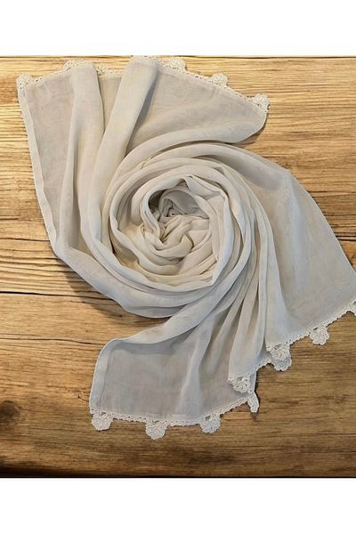 Nimet Abla Butik Hand Embroidered Shawl Hijab
