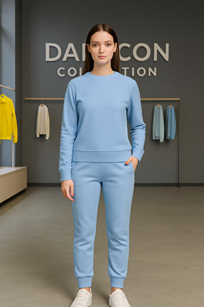 DALTCON Sweatshirt Bisiklet Yaka