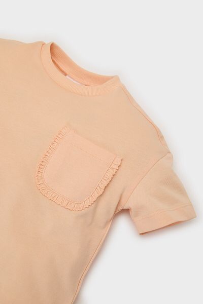 DeFacto Baby Girl Crew Neck Basic Plain Short Sleeve T-Shirt B7543A525Sm