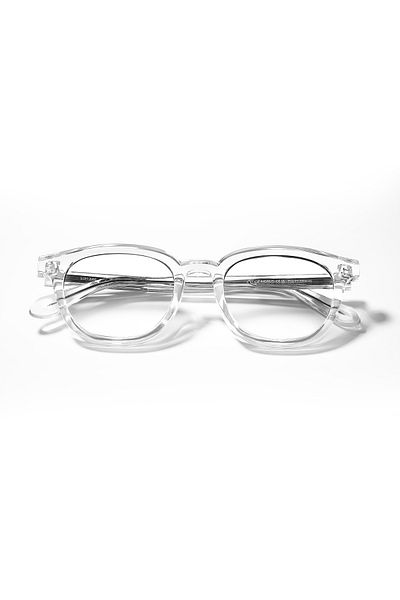 EYE OF HORUS Aventurine-3000-M C5 Transparent Acetate Blue Light Screen Glasses