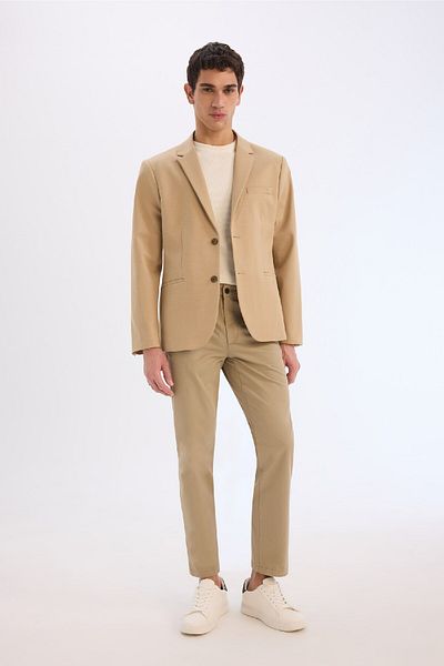DeFacto Slim Fit Slim Fit Blazer Jacket με επένδυση W9254AZ25SP