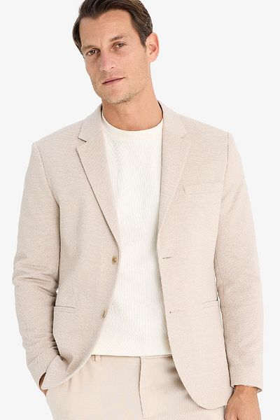 DeFacto Slim Fit Slim Fit gefütterte geknöpfte Blazerjacke N0503az25sp