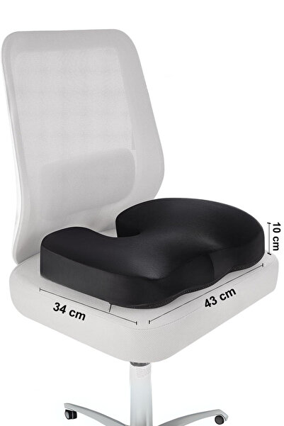 HASBY Visco Orthopedic Sitting Cushion Lumbar Coccyx Seat Cushion
