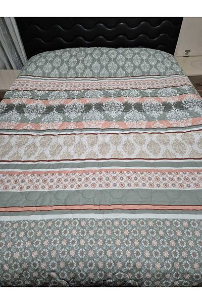 Pınarçeyiz Double Quilted Bedspread 100% Cotton
