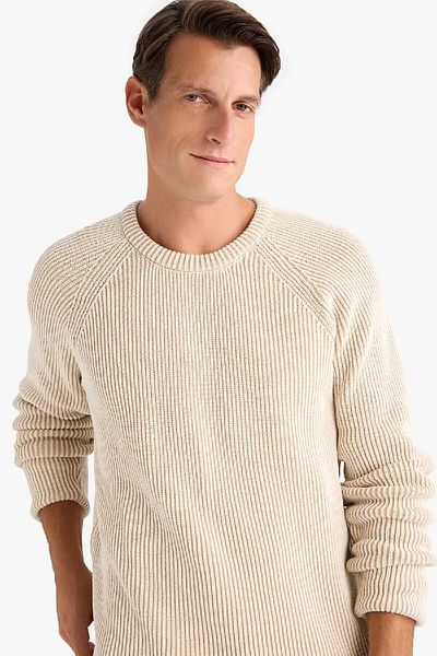 DeFacto Standard Fit Crew Neck Knitwear Sweater E0992Ax24Wn