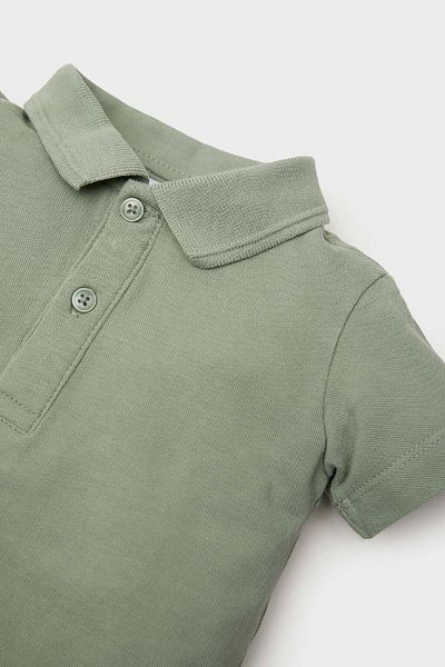 DeFacto Baby Boy Pique Short Sleeve Polo Basic Plain T-Shirt B7007A525Sm