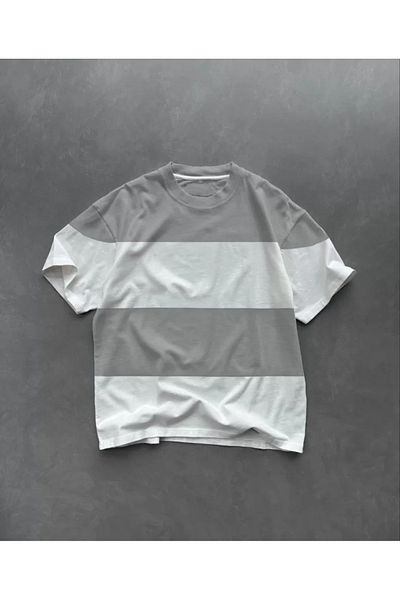 modaserdem Μπλουζάκι Unisex Crew Neck Piece - Γκρι