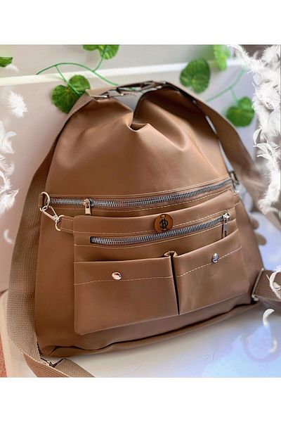HC BAG Oxfor Fabric Backpack and Handbag Double Straps Waterproof
