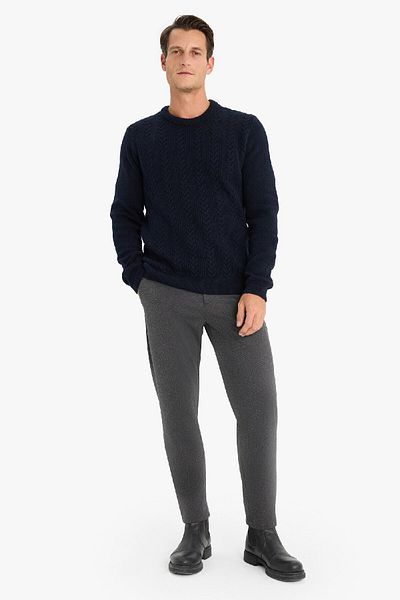 DeFacto Standard Fit Crew Neck Knitwear Sweater E1007Ax24Wn