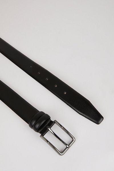 DeFacto Herren-Jeansgürtel aus Leder mit Neujahrsmotiv E1085axns