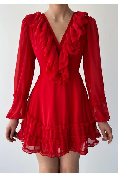 modaserdem Rochie cu volane Osies