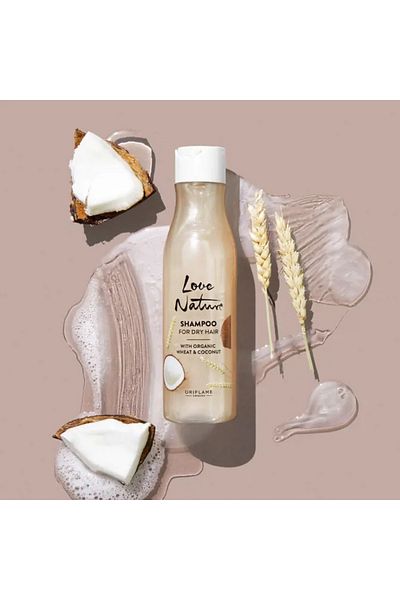Oriflame Love Nature Wheat & Coconut Extract Shampoo for Dry Hair 41292