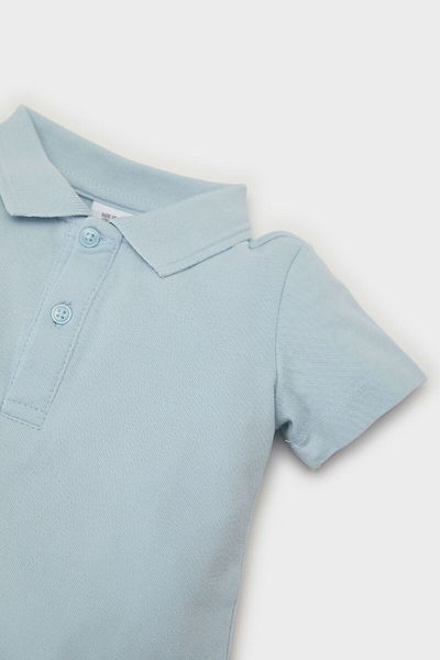 DeFacto Tricou polo cu mânecă scurtă pentru bebeluș băiețel B7007a525sm