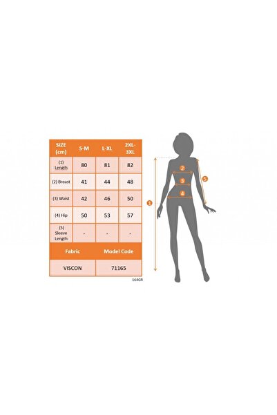 modaserdem Γυναικείο φόρεμα από ύφασμα βισκόζης - στάμπα με λαιμόκοψη