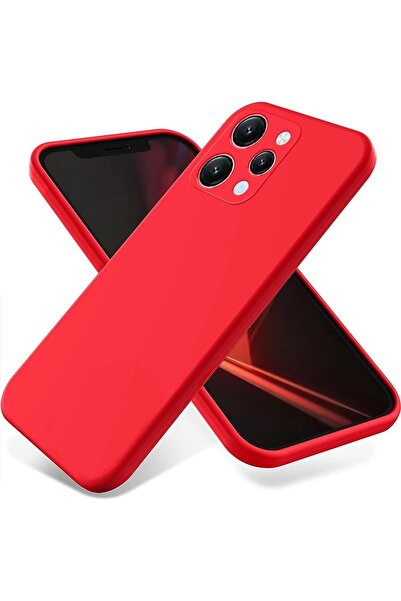 Marselit Xiaomi Redmi 12 Uyumlu Premium Lansman Liquid Silikon Kılıf İçi Kadi...