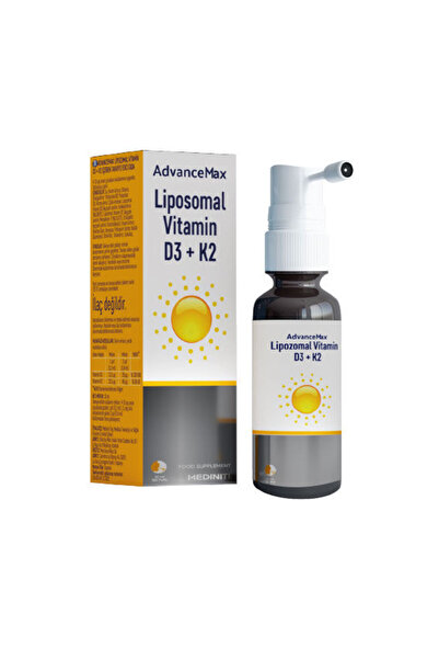 MEDİNİTİ Mediniti AdvanceMax Lipozomal D3+K2 Sprey 30 ml