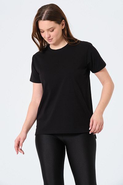 BUSA Pantaloni scurți oversize pentru biciclete NEGRU