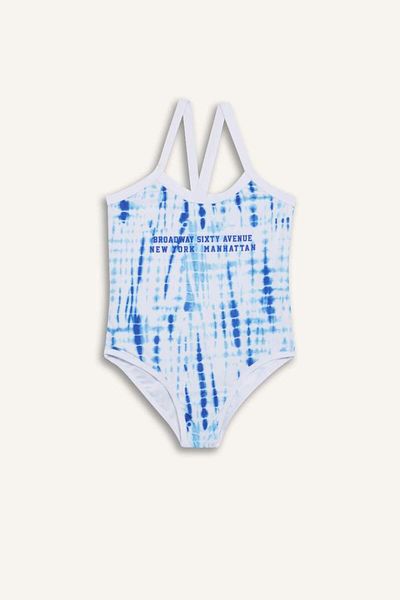 DeFacto New Season Girl's Combed Cotton Swimsuit