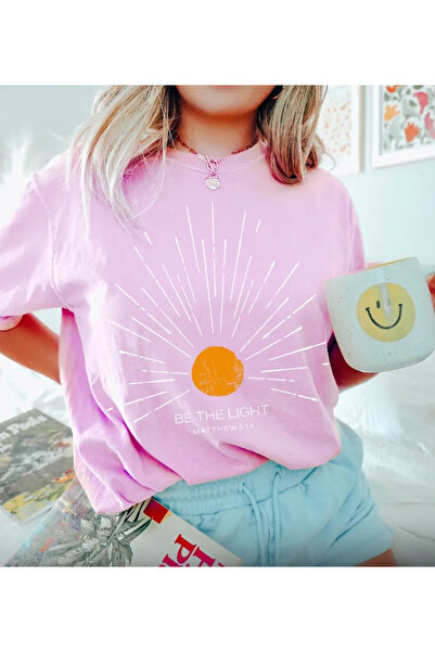 Wish BF Γίνε το Φως με τύπωμα oversized Μπλουζάκι