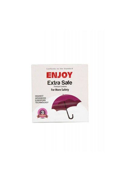 Carnavale Enjoy Enjoy Extra Protection Condoms 12 Pieces - Purple