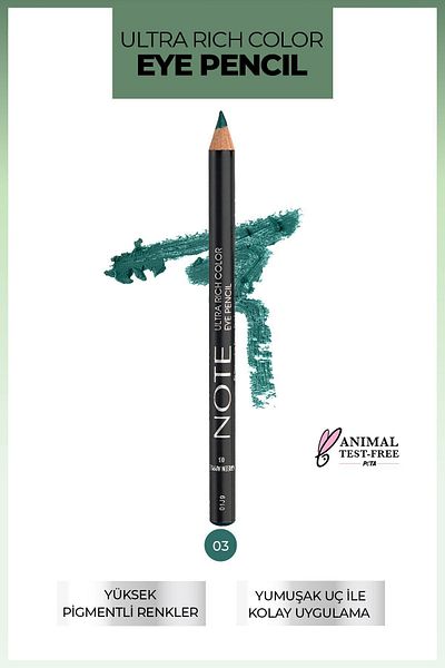 NOTE Eye Pencil Ultra Rich Color - 03 Green Apple - Green