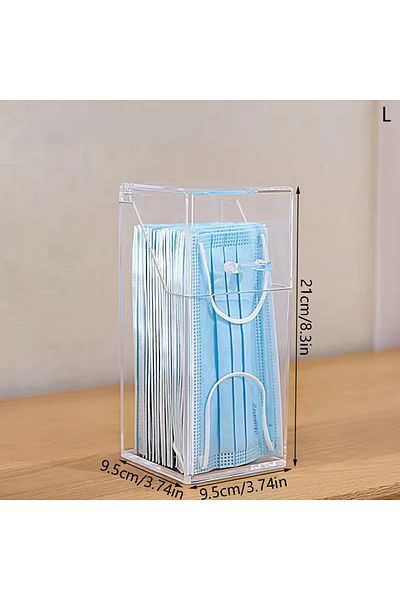 Choice L 1PC Mask Storage Box Wet Tissue Box Baby Wipes Dispenser Holder Household Dust-proof Tissue Box W.