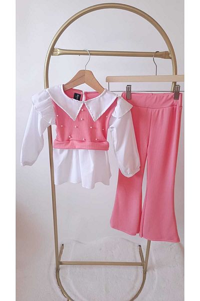 EDK GİYİM Girl child top and bottom suit