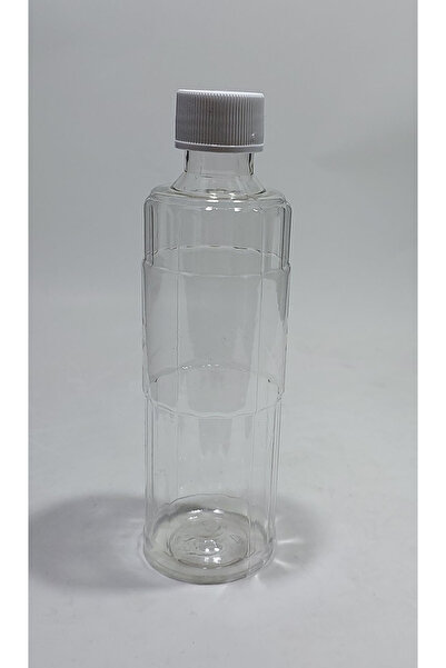 dercam 200 Cc Düz Model Pet Şişe - Beyaz Kapaklı - 200 Ml Boş Pet Şişe (5 Ade...