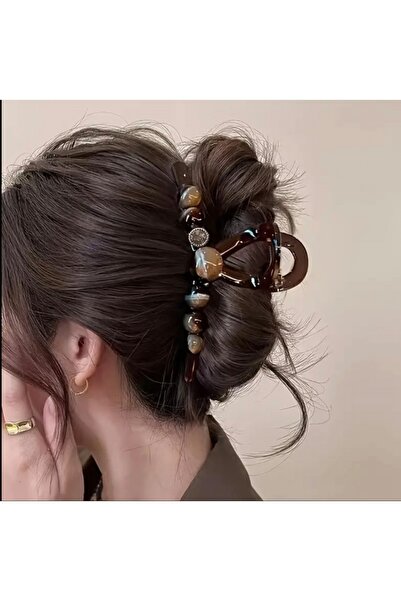 shop Şık Büyük Retro Saç Pençe Tokası