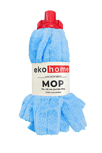 EkoHome Mikrofiber Emici Havlu Mop Ucu 70*55 Mavi