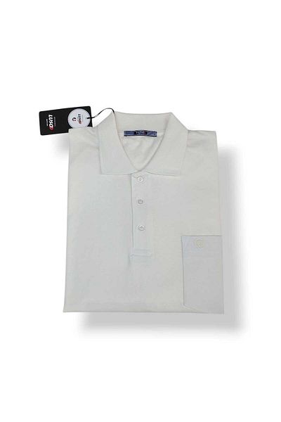 Ünal Giyim Cotton Plus Size Pocket Collar Dad T-Shirt 3Xl,4Xl,5Xl,6Xl