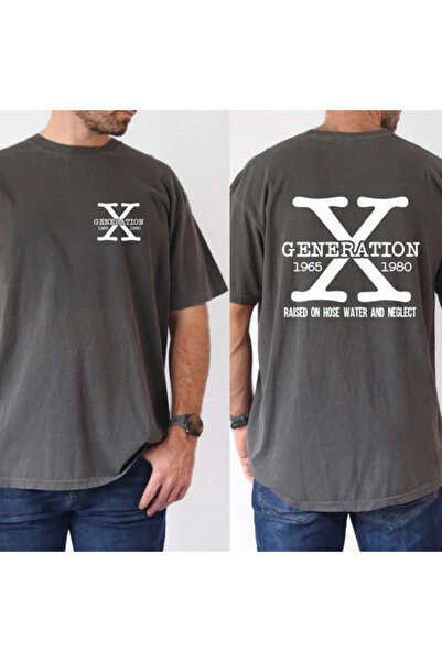 Wish BF Τ-shirt μεγάλου μεγέθους με στάμπα GENERATION X Raised On Hose Water ...