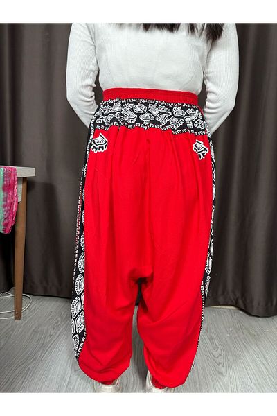 Sobe Hediyelik Ethnic Patterned Comfortable Baggy Trousers