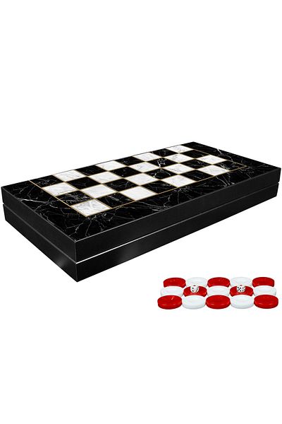 Serenitsu Large Size Marble Look Backgammon Shoes