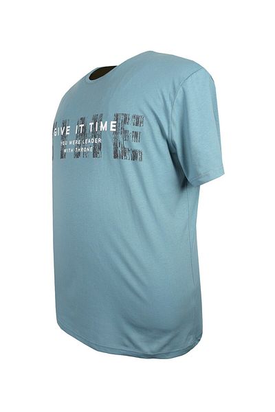 tambattal Tricou cu decolteu cu imprimeu de mărime mare