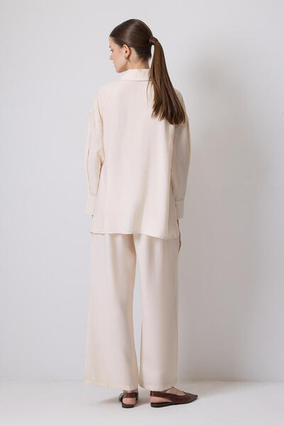 Touché Privé Tie Back Shirt Pants Suit