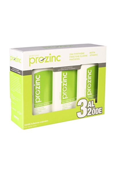 Prozinc Kuru Kepekli Saçlar İçin Şampuan 300 ml | 3 al 2 öde