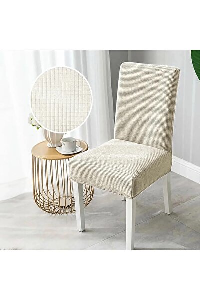 HANSARAYHOME HANSARAY Lastikli Kare kılıfı , Esnek ve koruyucu Sandalye Kılıfı [6adet]