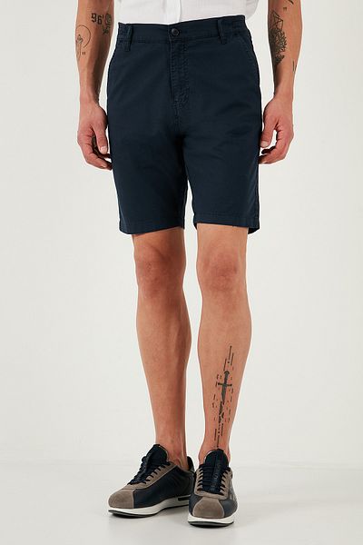 Buratti شورت برمودا مدبب من القطن للرجال 4503S67SMILANO