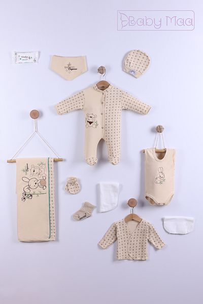 Baby Maa 0-3 أشهر 10 قطع للجنسين إصدار المستشفى بامبو 01009