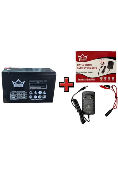 ORTEC 12V 7 AMPER AKÜ VE ŞAR ALETİ