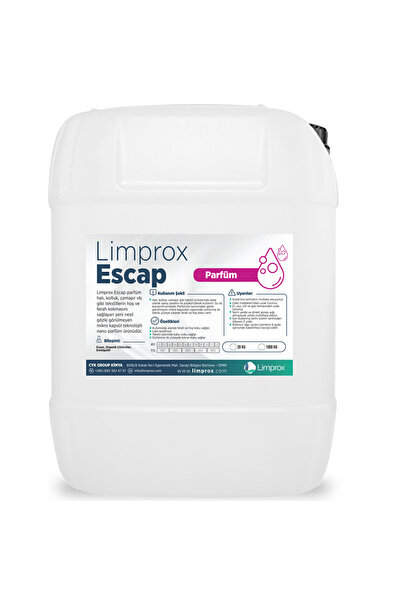 Limprox Escap Parfüm 10 Litre - Halı Koltuk Çamaşır Tekstil Yıkama Nano Mikro Kapsül Soft Parfümü