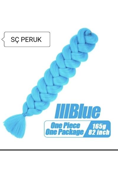 SÇ PERUK African Knitting 165 Gr Blue