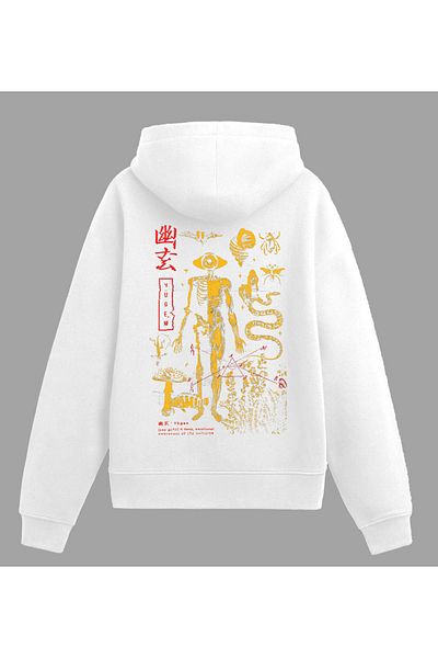 Edizen Φούτερ Yugen Premium Unisex Oversize Βαμβακερή κουκούλα με κουκούλα