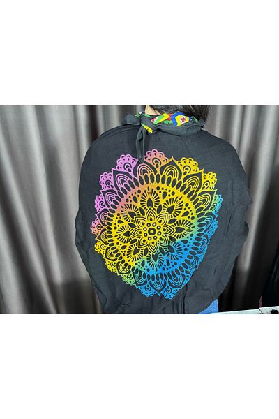 Sobe Hediyelik Tie Dye Pattern Scarf and Shoulder Shawl, Shoulder Shawl to Color Your Combinations to Complete Your Style