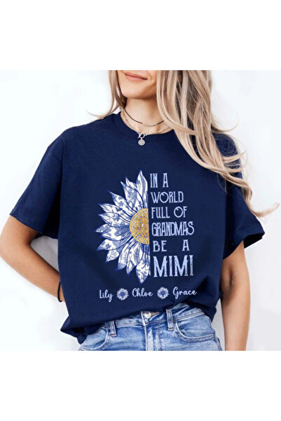 Wish BF Într-o lume plină de bunici, fii o Mimi cu imprimeu tricou