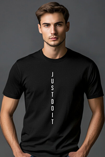 Wish BF JUSTDOIT Tricou oversize imprimat