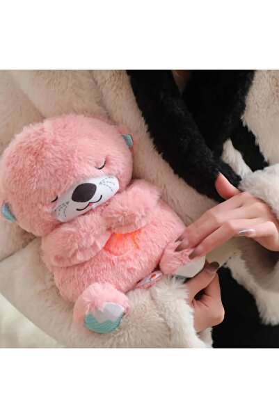 Genel Markalar Nefes Alan Su Samuru Peluş Oyuncak, Yumuşak ve Renkli Uyku Ark...